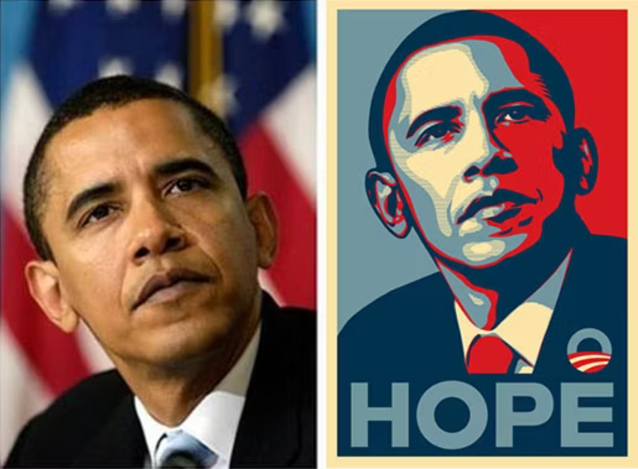 AP Photo and Hope Poster